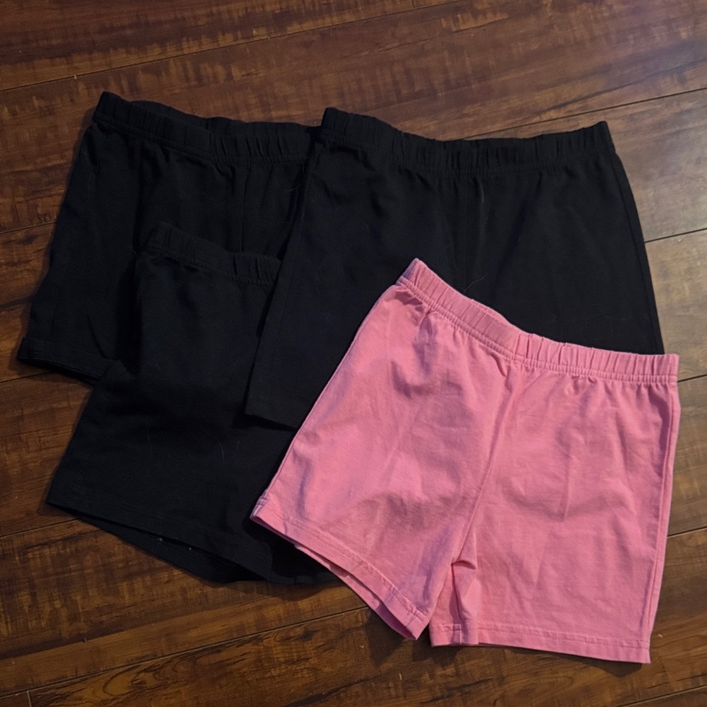 Carter's Black and Pink Kids Shorts Set